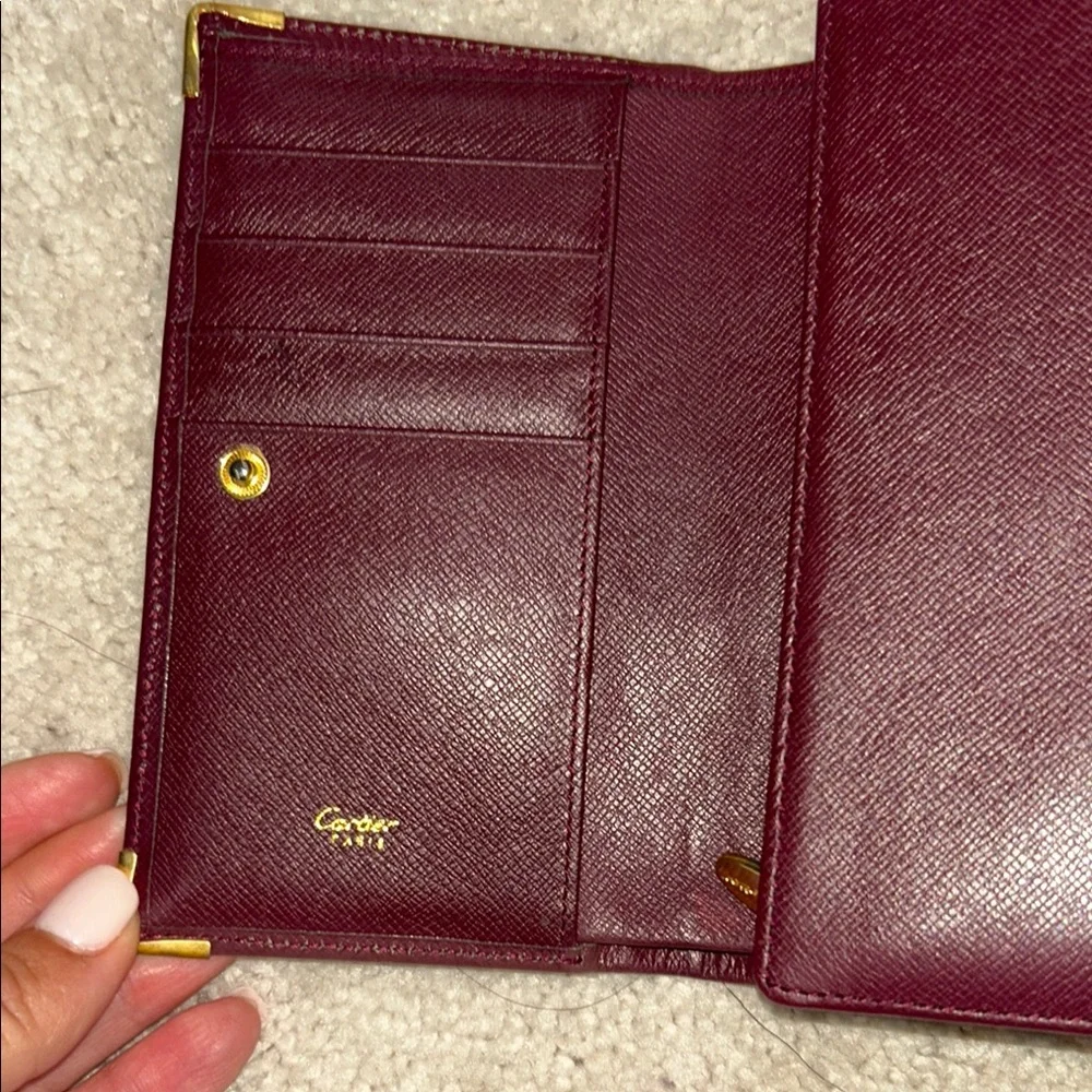 Cartier Must de Cartier Folding Wallet Bordeaux - Picture 3 of 10